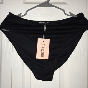 High Waisted Black Bikini bottoms